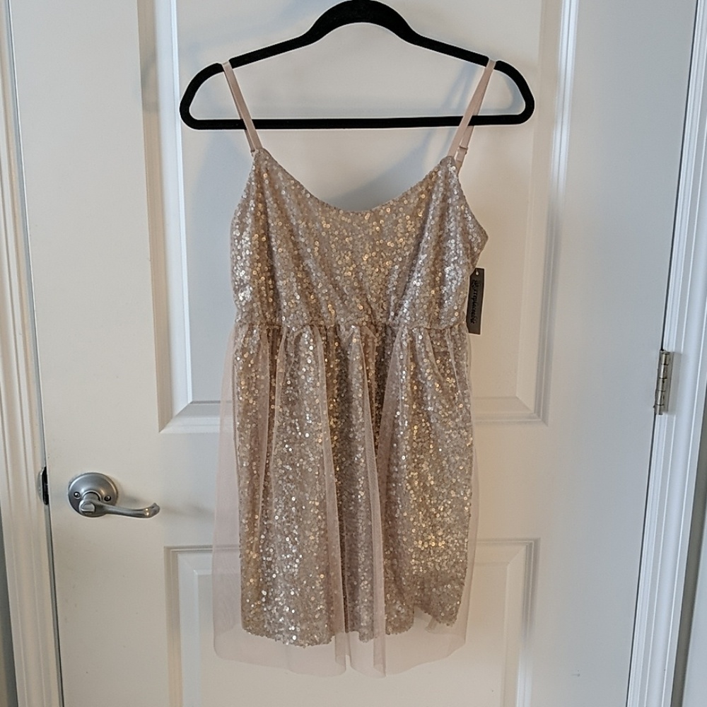 Empire sequin dress